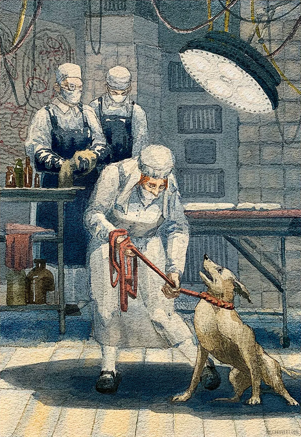 Professor Preobrazhenskiy in an operation room | Mikhail Bulgakov, “Heart of a Dog”