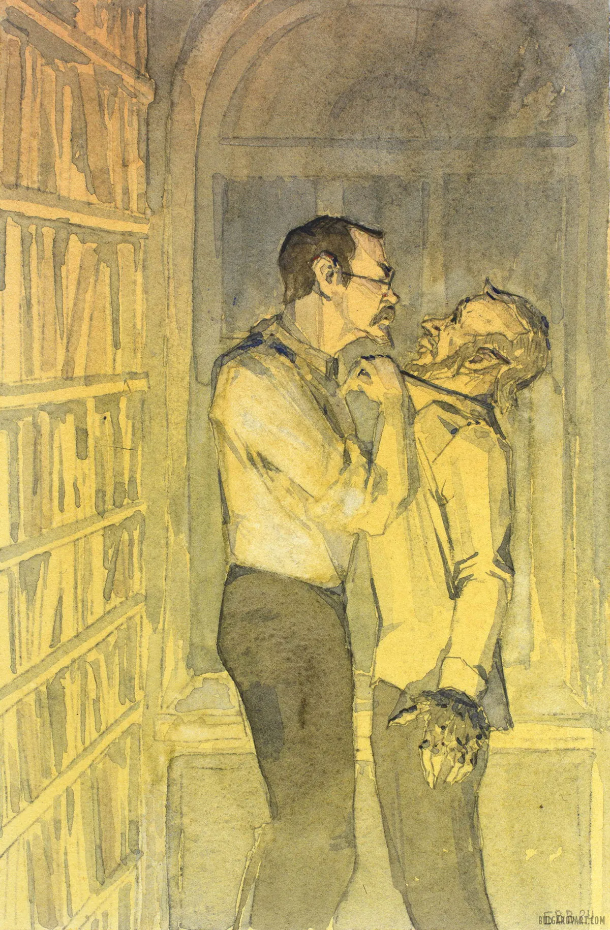 Bormenthal and Sharikov | Mikhail Bulgakov, “Heart of a Dog”