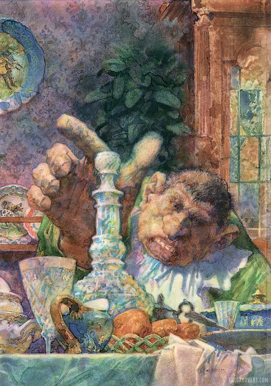 Шариков и графин водки | Михаил Булгаков, «Собачье сердце»
