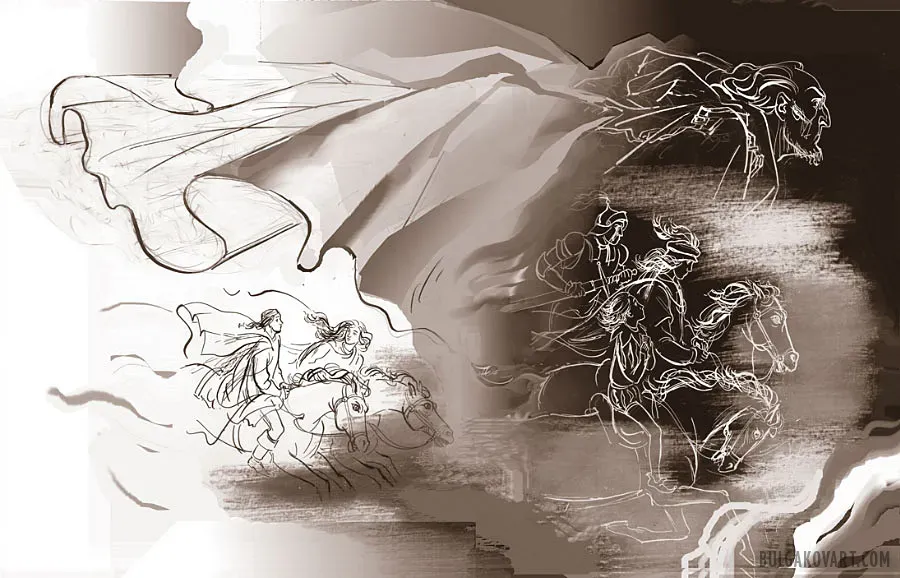 Иллюстрация №1 | Михаил Булгаков, «Мастер и Маргарита»