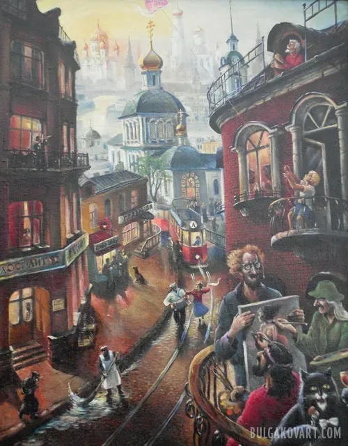 Иллюстрация №1 | Михаил Булгаков, «Мастер и Маргарита»