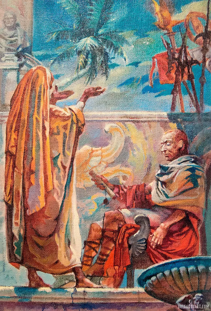 The Roman Procurator and Yeshua | Mikhail Bulgakov, “The Master and Margarita”