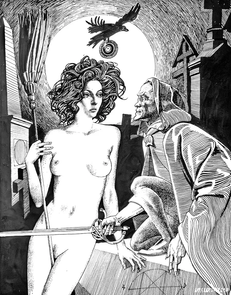 Margarita and Azazello | Mikhail Bulgakov, “The Master and Margarita”