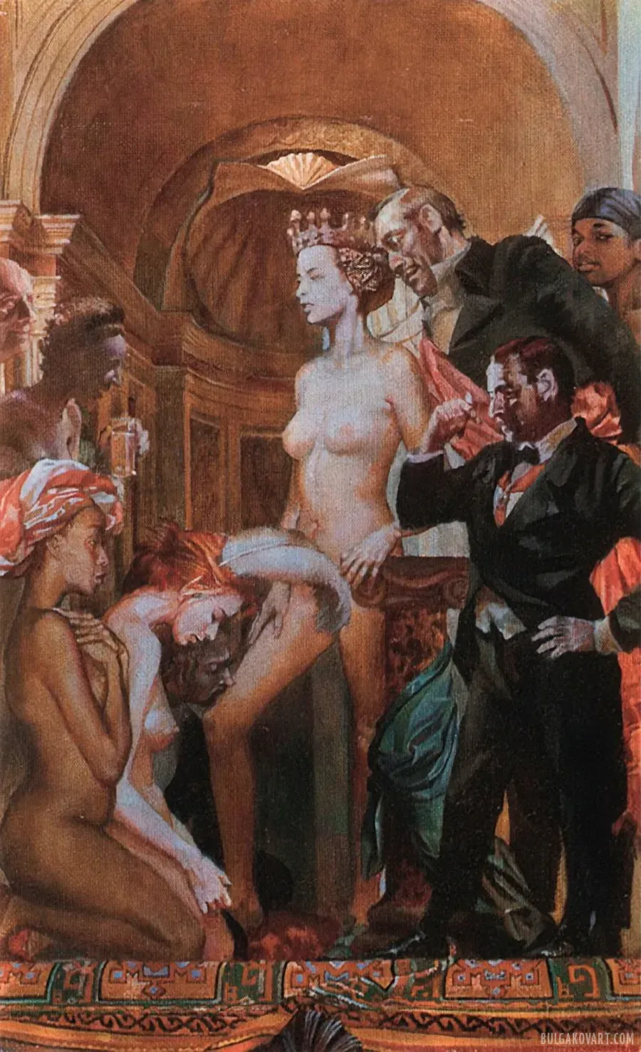 Margarita’s Knee Is Kissed | Mikhail Bulgakov, “The Master and Margarita”