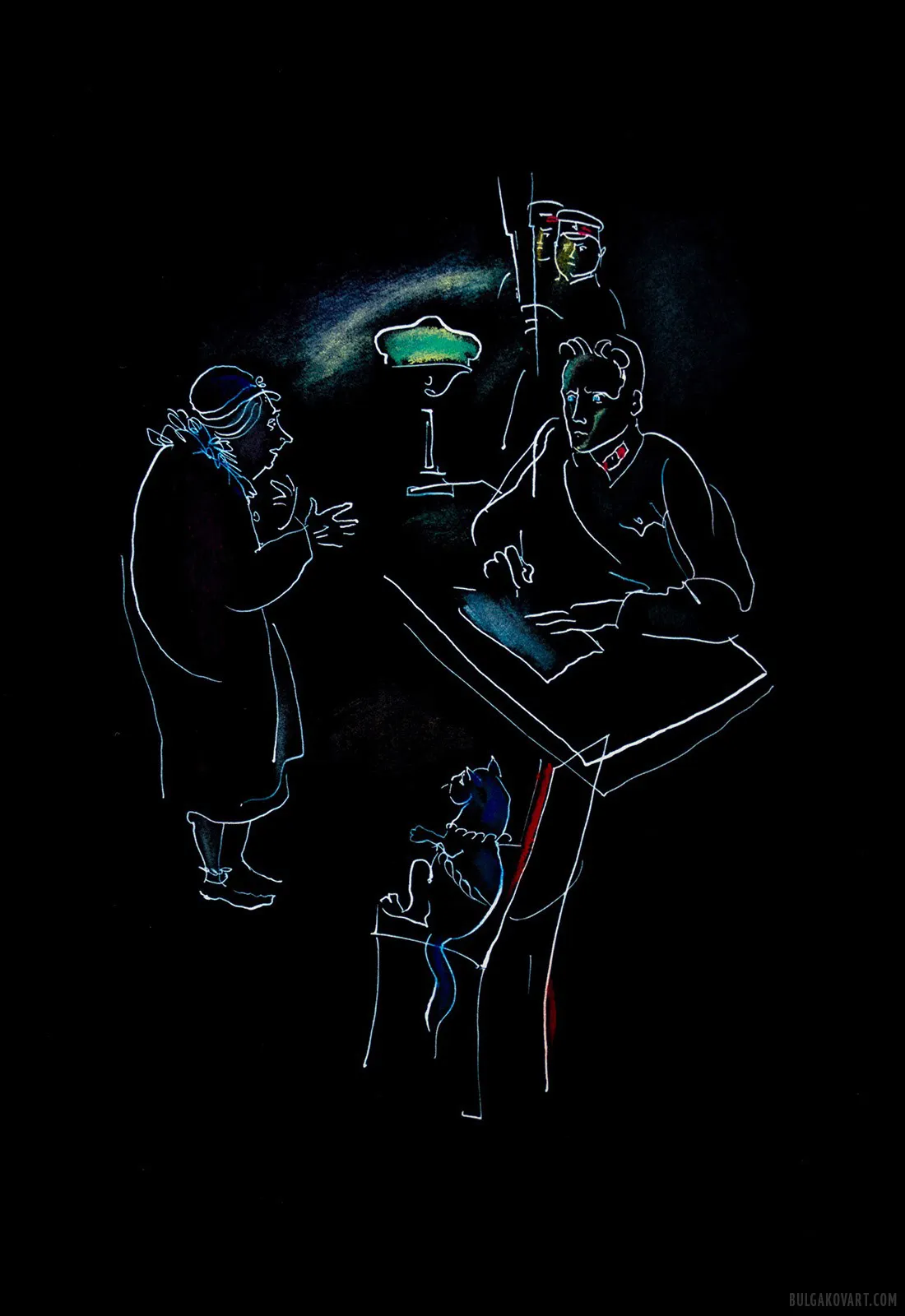 Арестованный кот в милиции | Михаил Булгаков, «Мастер и Маргарита»