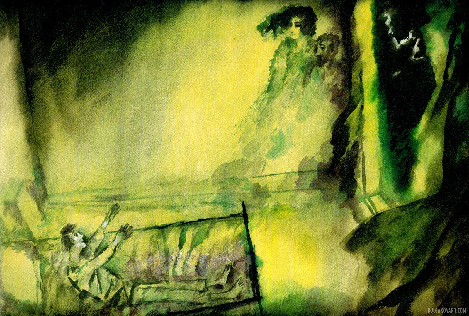 The Master and Margarita at Ivanushka’s Bedside | Mikhail Bulgakov, “The Master and Margarita”