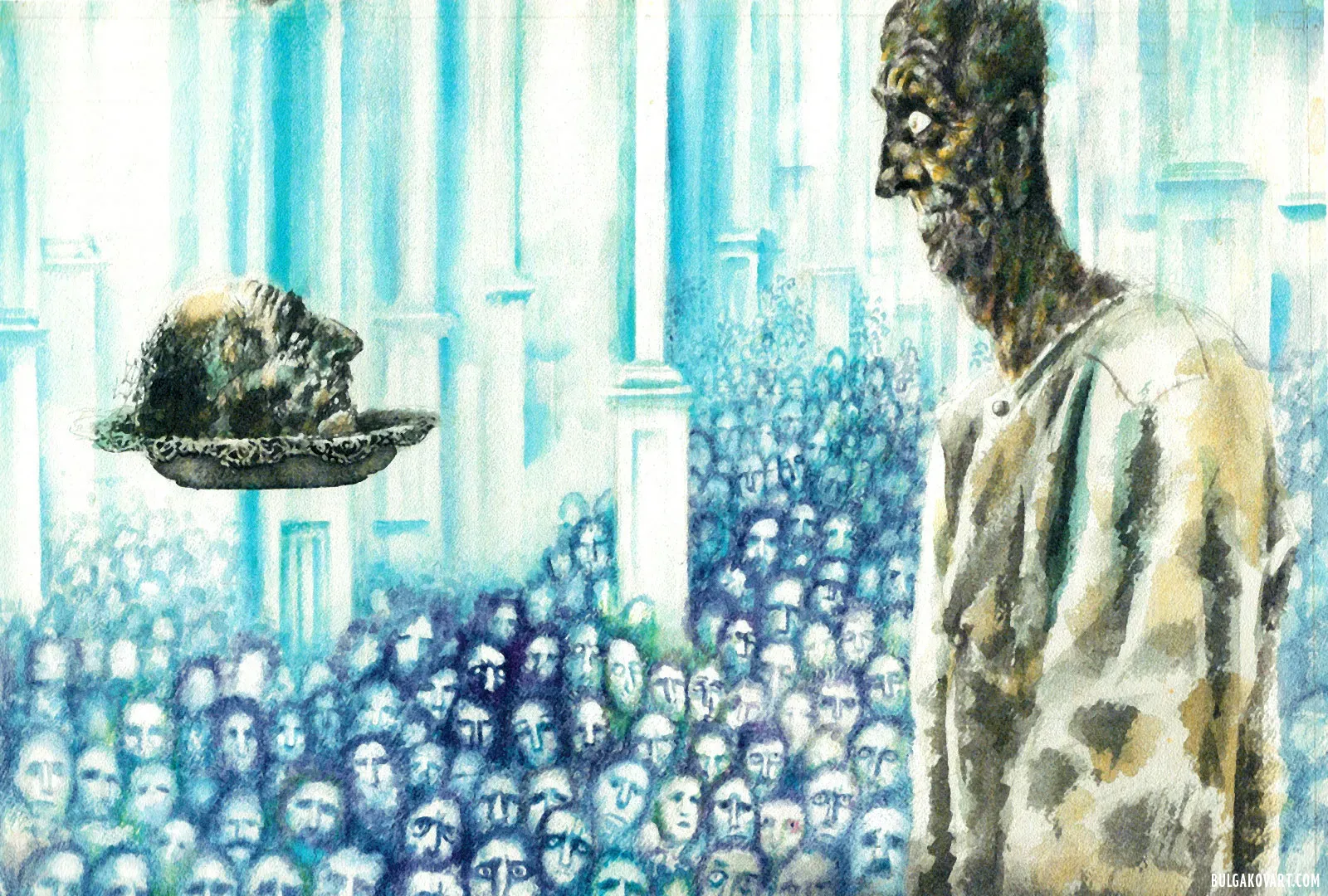 Woland and Berlioz’s Head | Mikhail Bulgakov, “The Master and Margarita”