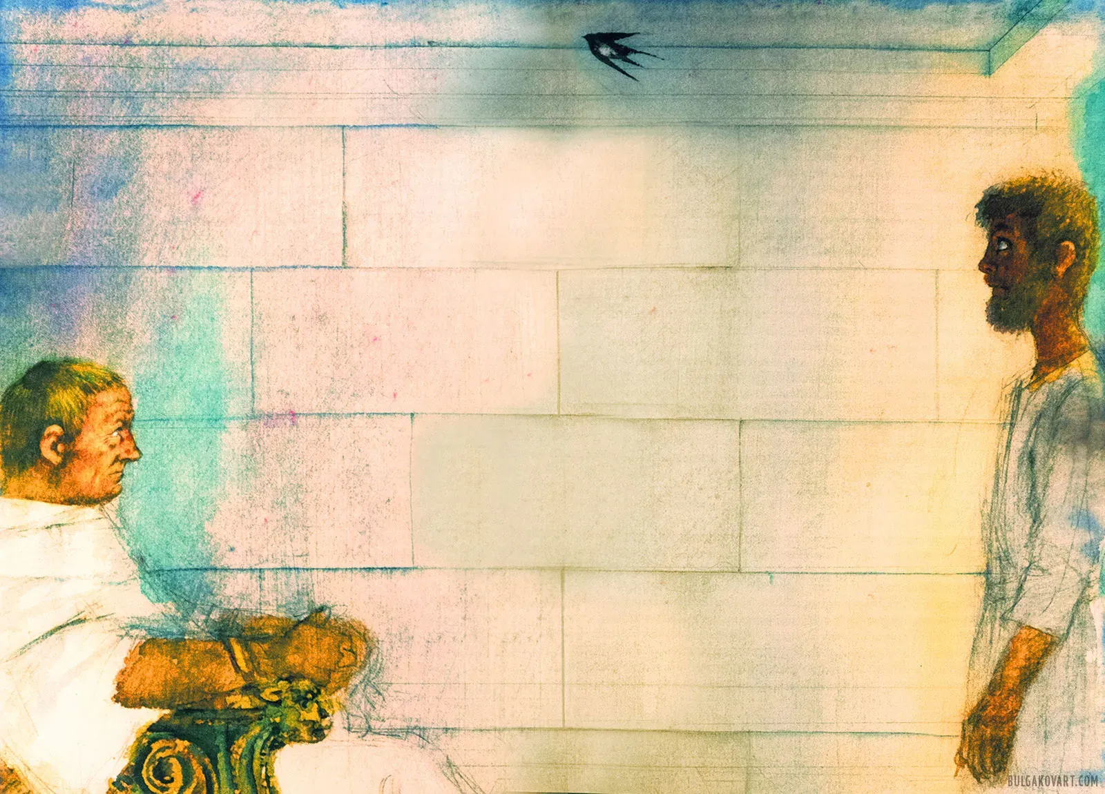 Pilate and Yeshua | Mikhail Bulgakov, “The Master and Margarita”