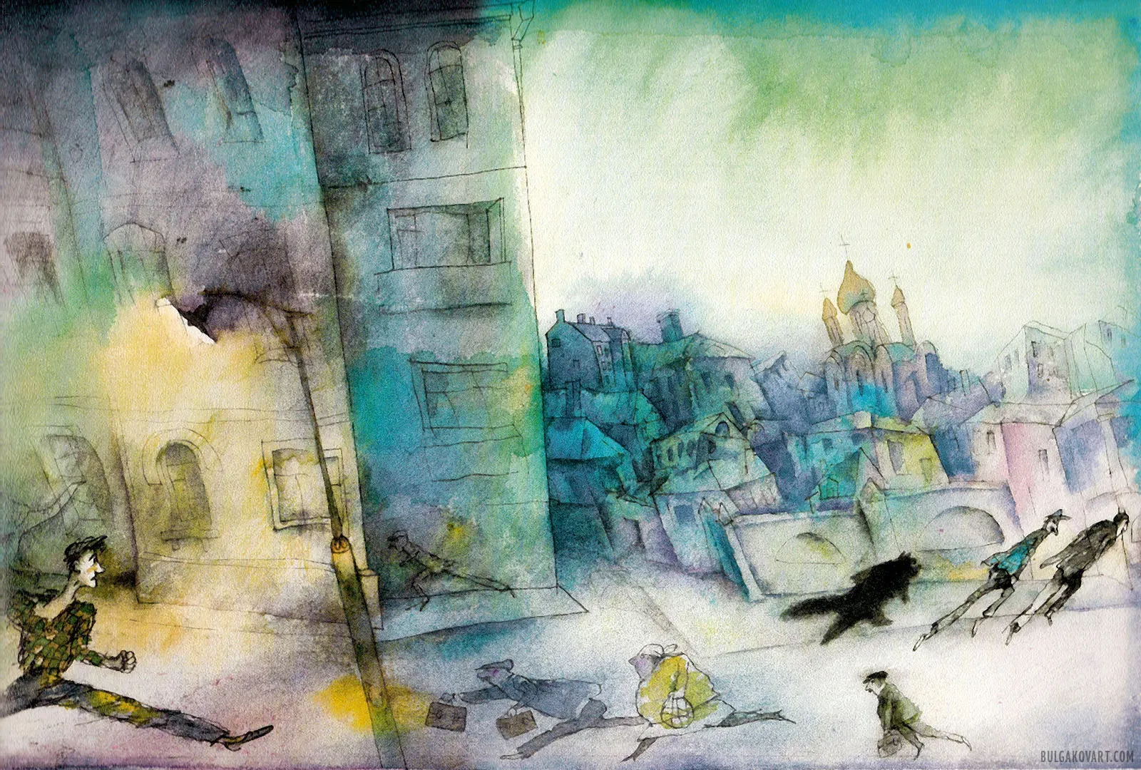 Homeless’s Chase After Woland’s Gang | Mikhail Bulgakov, “The Master and Margarita”