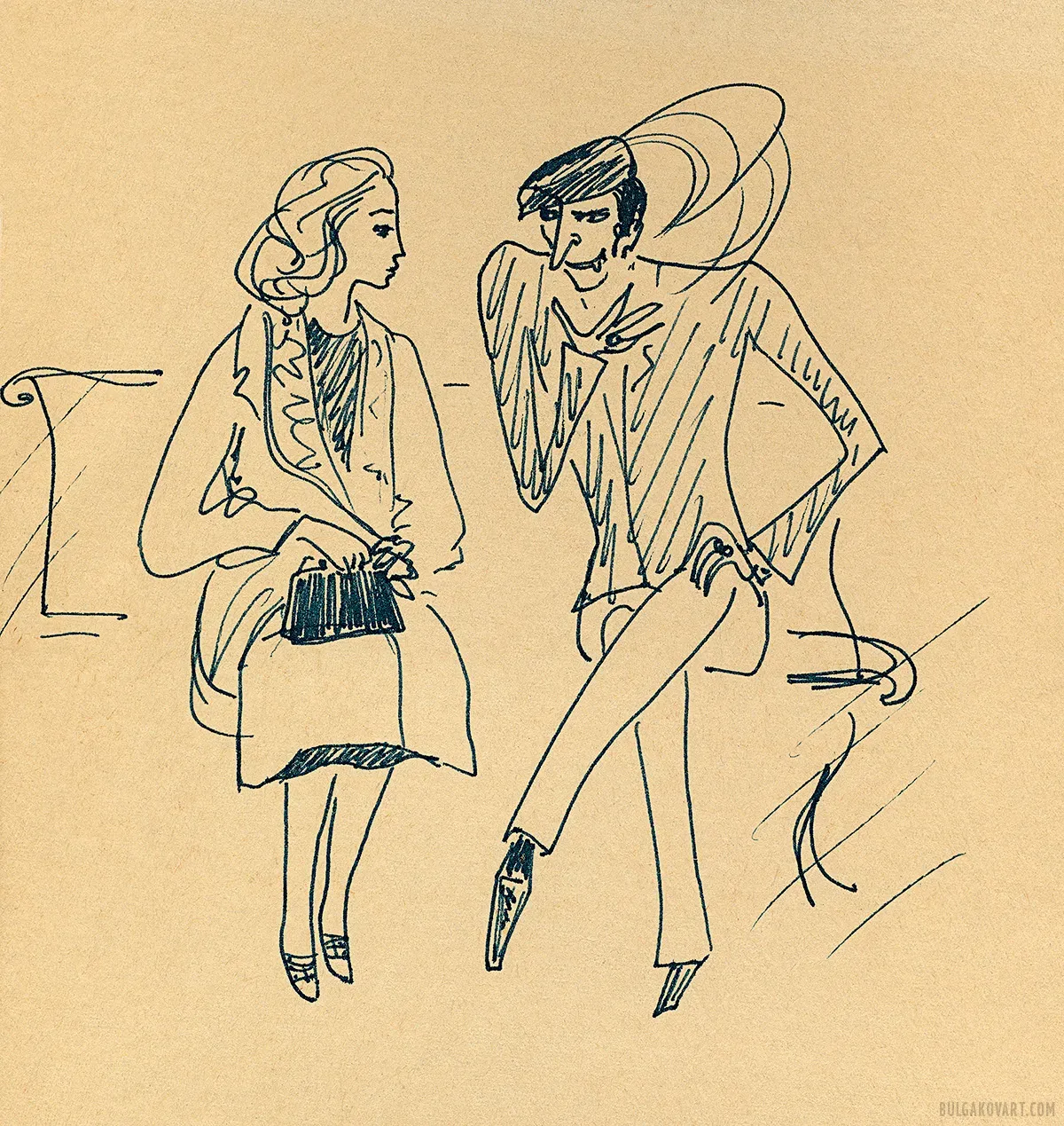 Маргарита и Азазелло | Михаил Булгаков, «Мастер и Маргарита»