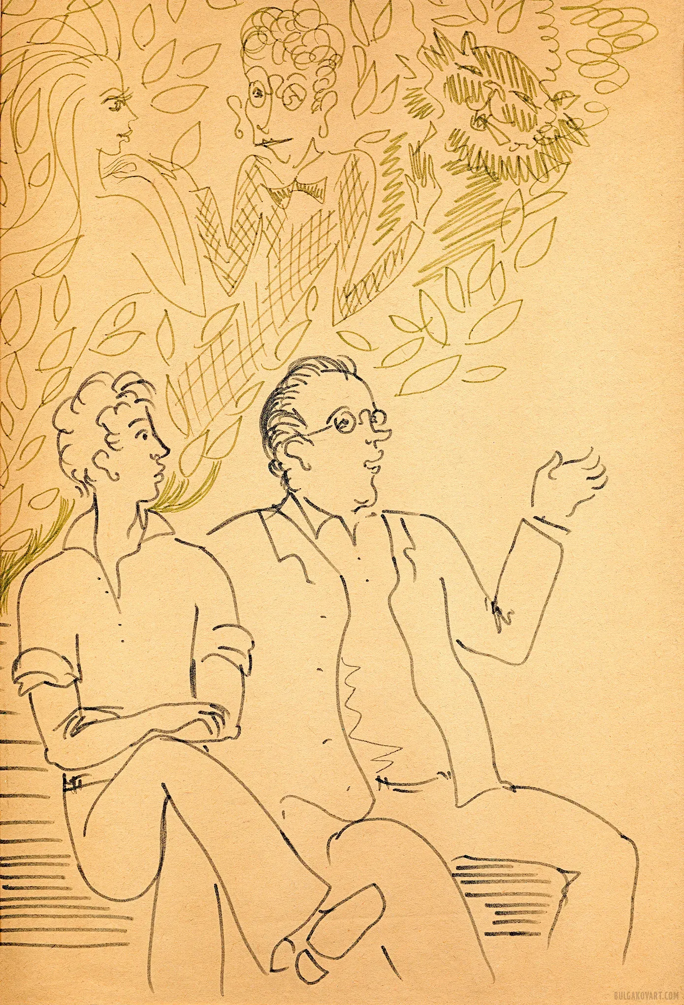 Бездомный и Берлиоз | Михаил Булгаков, «Мастер и Маргарита»