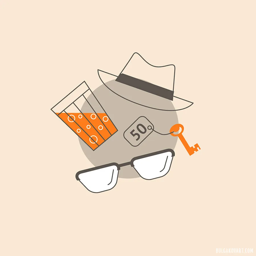 Icon: Berlioz | Mikhail Bulgakov, “The Master and Margarita”