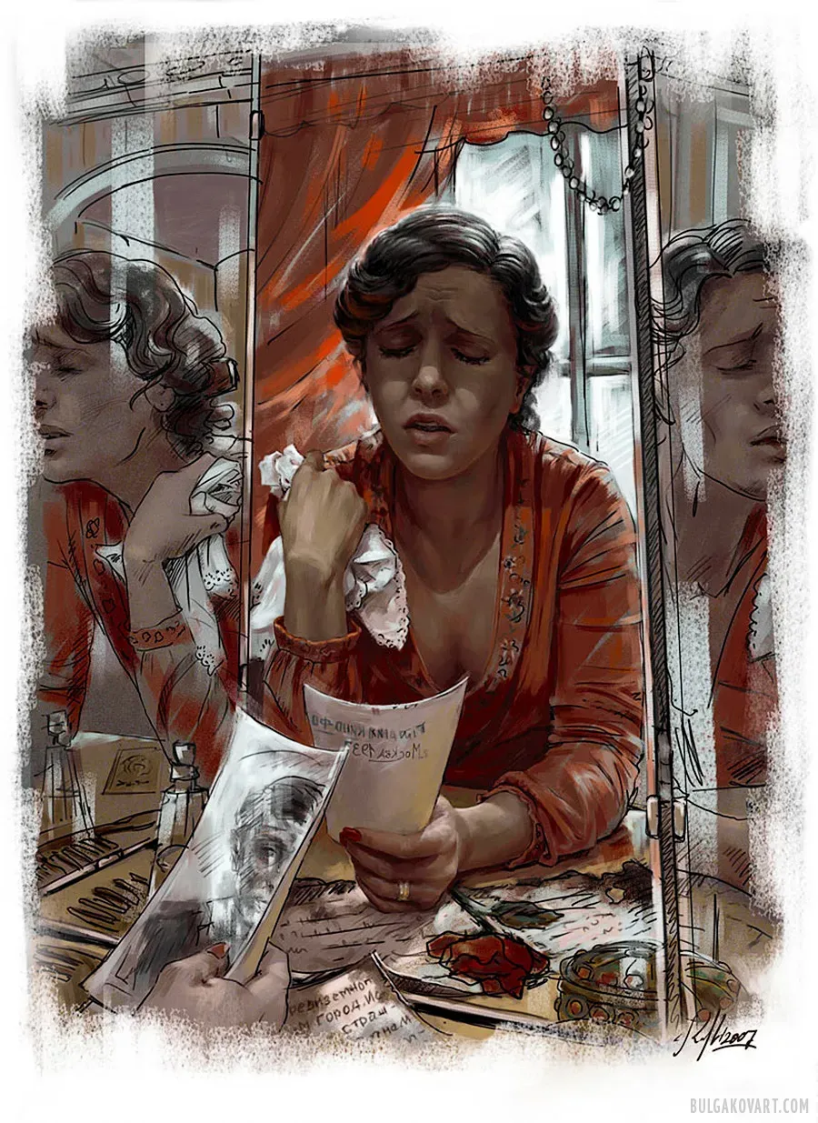 Margarita Reading the Master’s Novel | Mikhail Bulgakov, “The Master and Margarita”