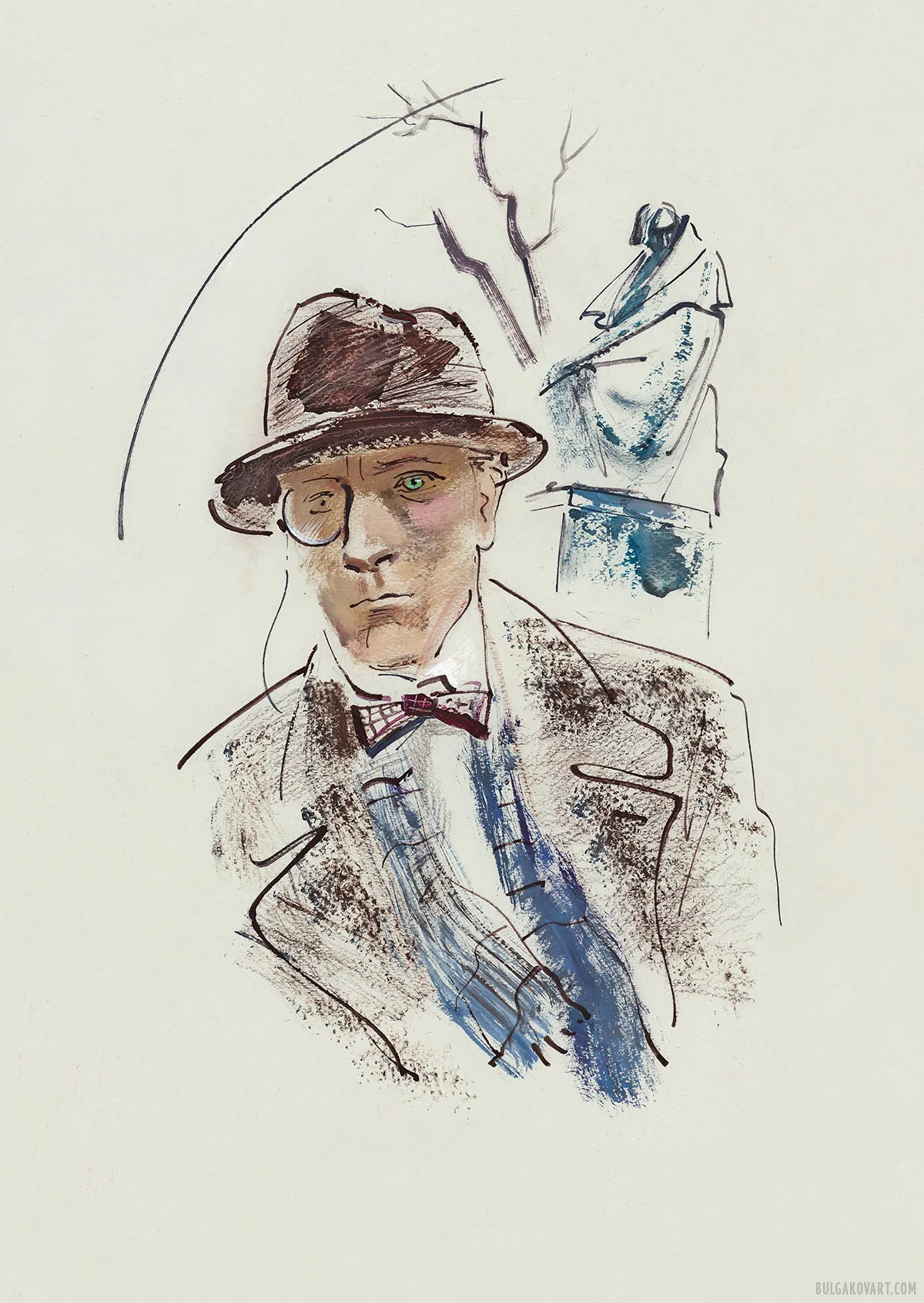 Иллюстрация №1 | Михаил Булгаков, «Мастер и Маргарита»