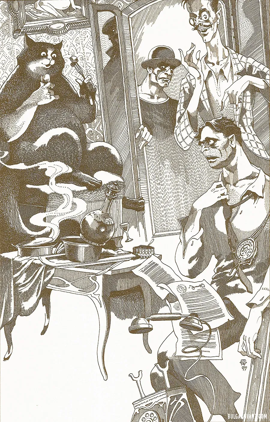 Behemoth, Azazello and Likhodeev | Mikhail Bulgakov, “The Master and Margarita”