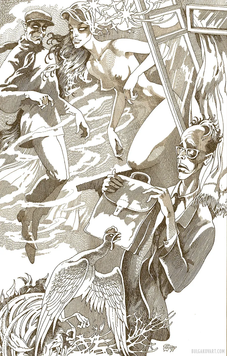 Hella and Rimsky | Mikhail Bulgakov, “The Master and Margarita”