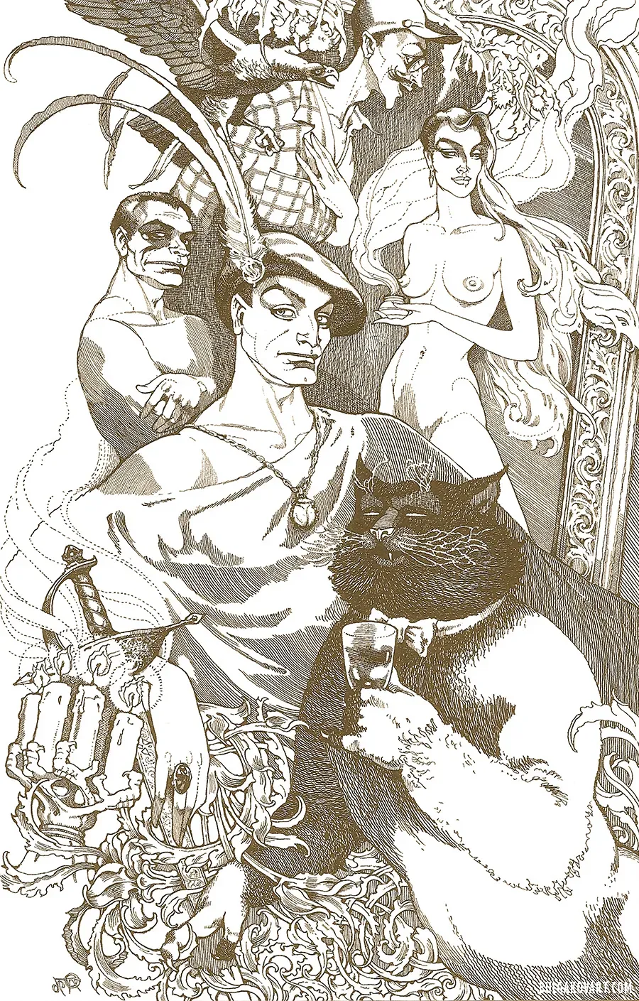 Woland in a Beret | Mikhail Bulgakov, “The Master and Margarita”