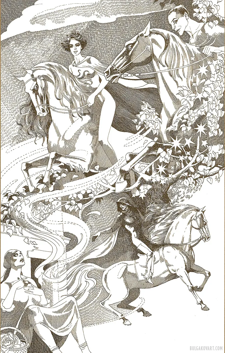 The Master and Margarita on Horseback | Mikhail Bulgakov, “The Master and Margarita”