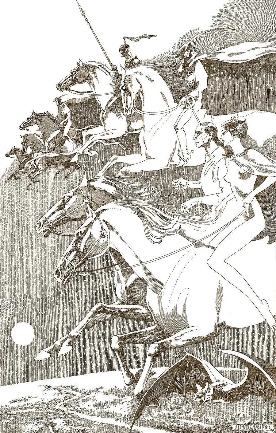 The Flight of Woland’s Retinue | Mikhail Bulgakov, “The Master and Margarita”