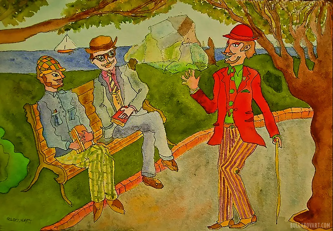 Иллюстрация №1 | Михаил Булгаков, «Мастер и Маргарита»