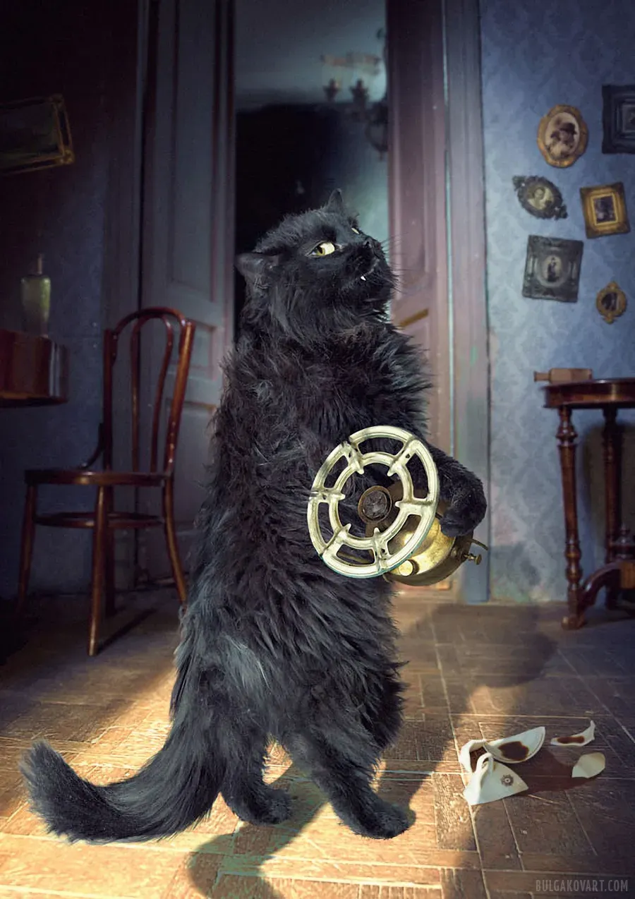 Кот Бегемот с примусом | Михаил Булгаков, «Мастер и Маргарита»