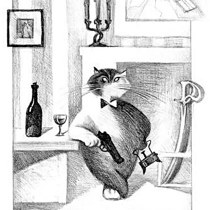 The Master and Margarita: Pencil drawings by Roman Chaliy