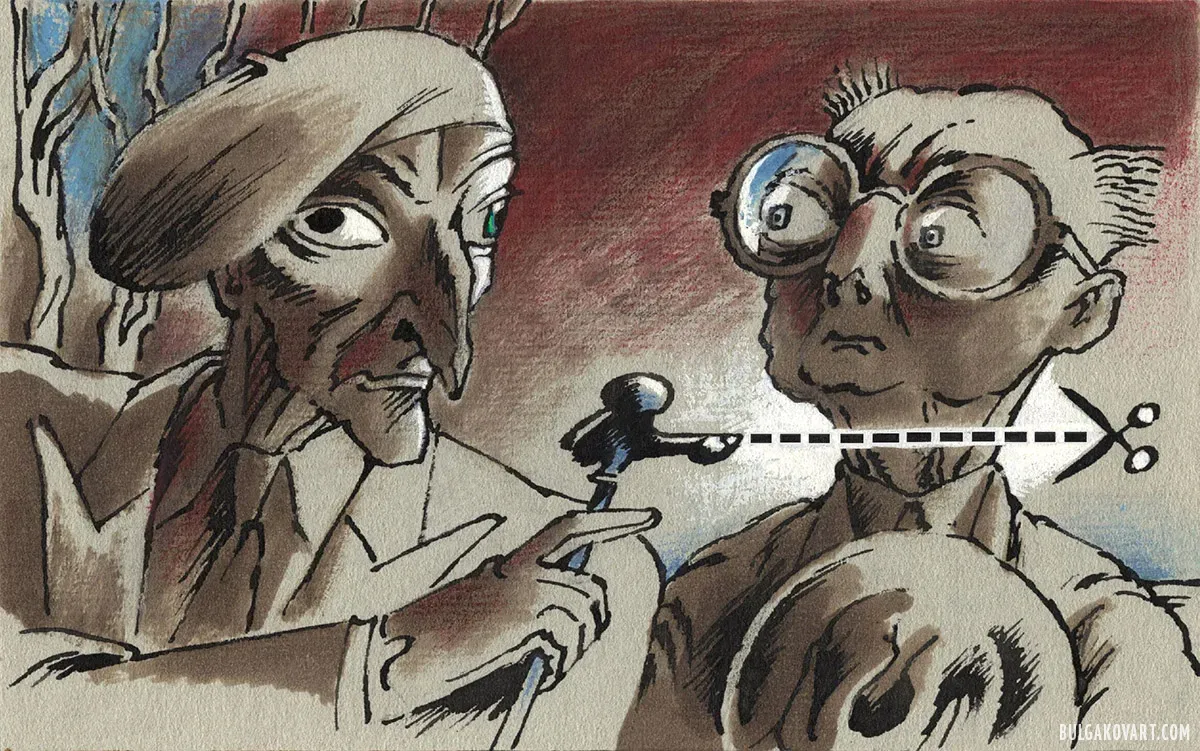 Воланд предсказывает смерть Берлиозу | Михаил Булгаков, «Мастер и Маргарита»