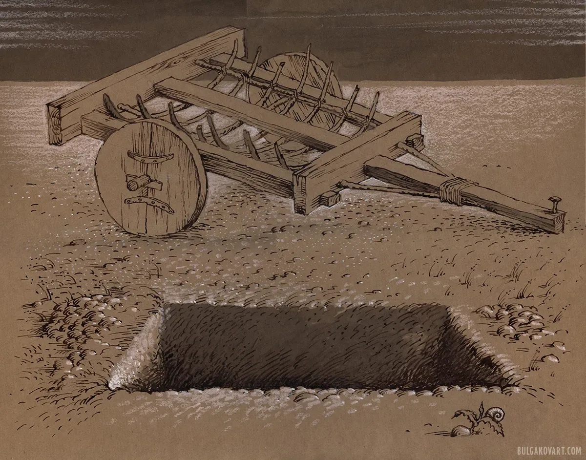 Повозка у могилы | Михаил Булгаков, «Мастер и Маргарита»