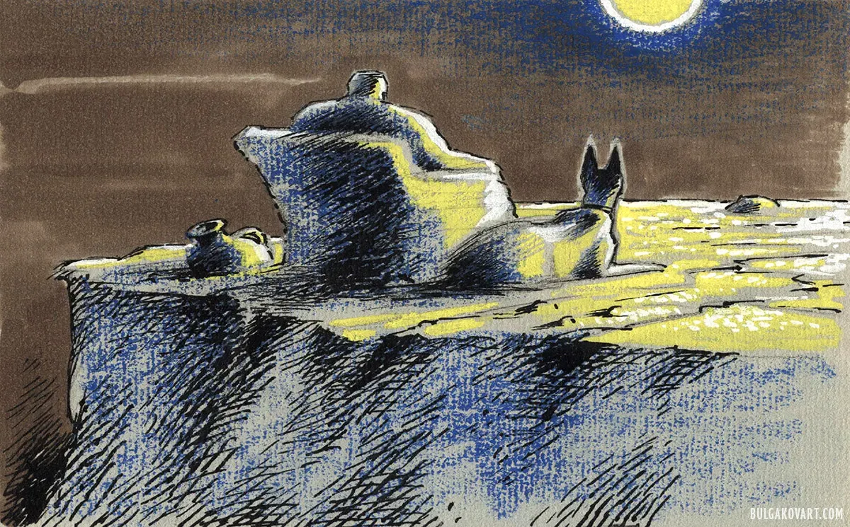 Пилат и его пес на горном плато | Михаил Булгаков, «Мастер и Маргарита»