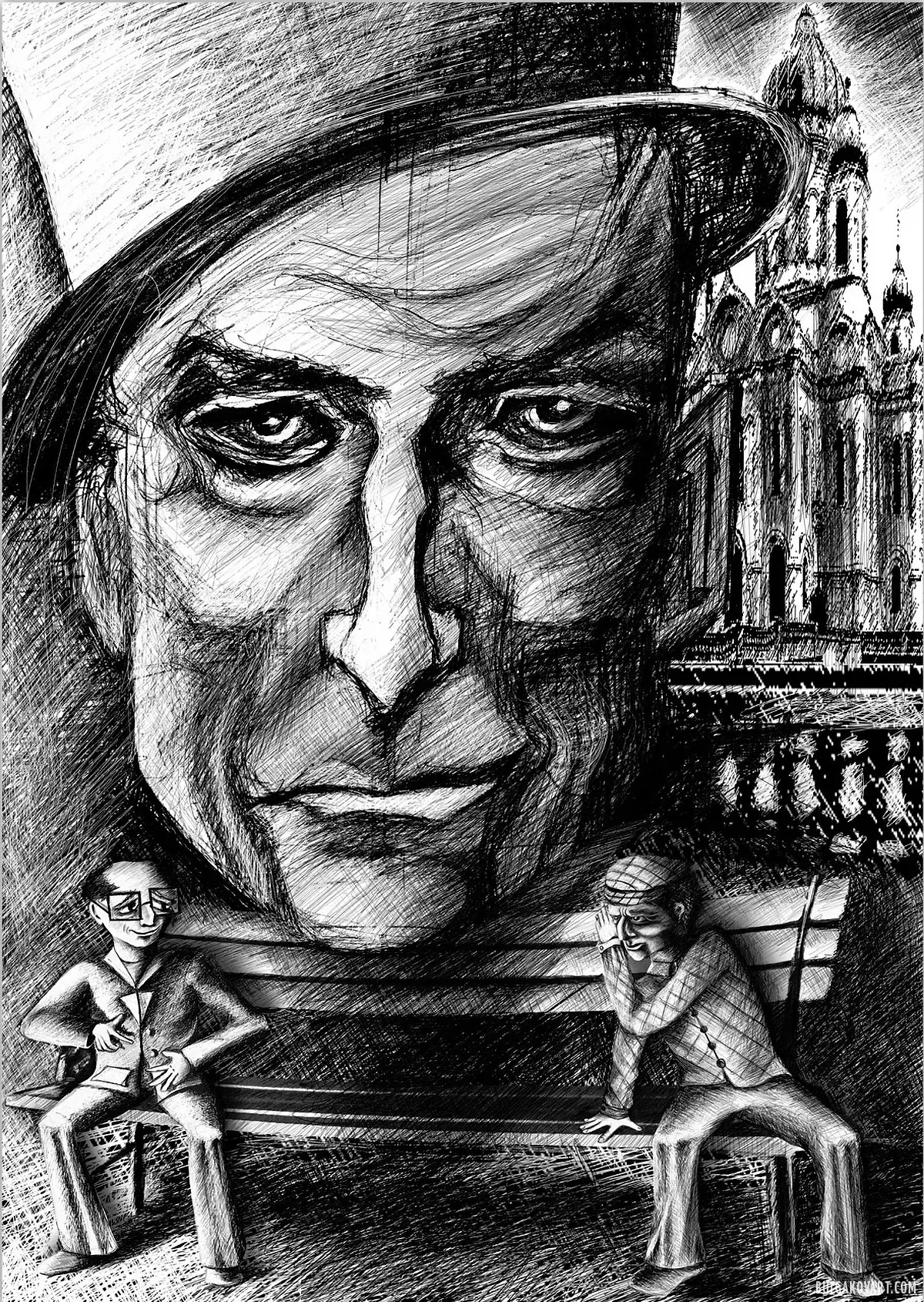 Иллюстрация №1 | Михаил Булгаков, «Мастер и Маргарита»