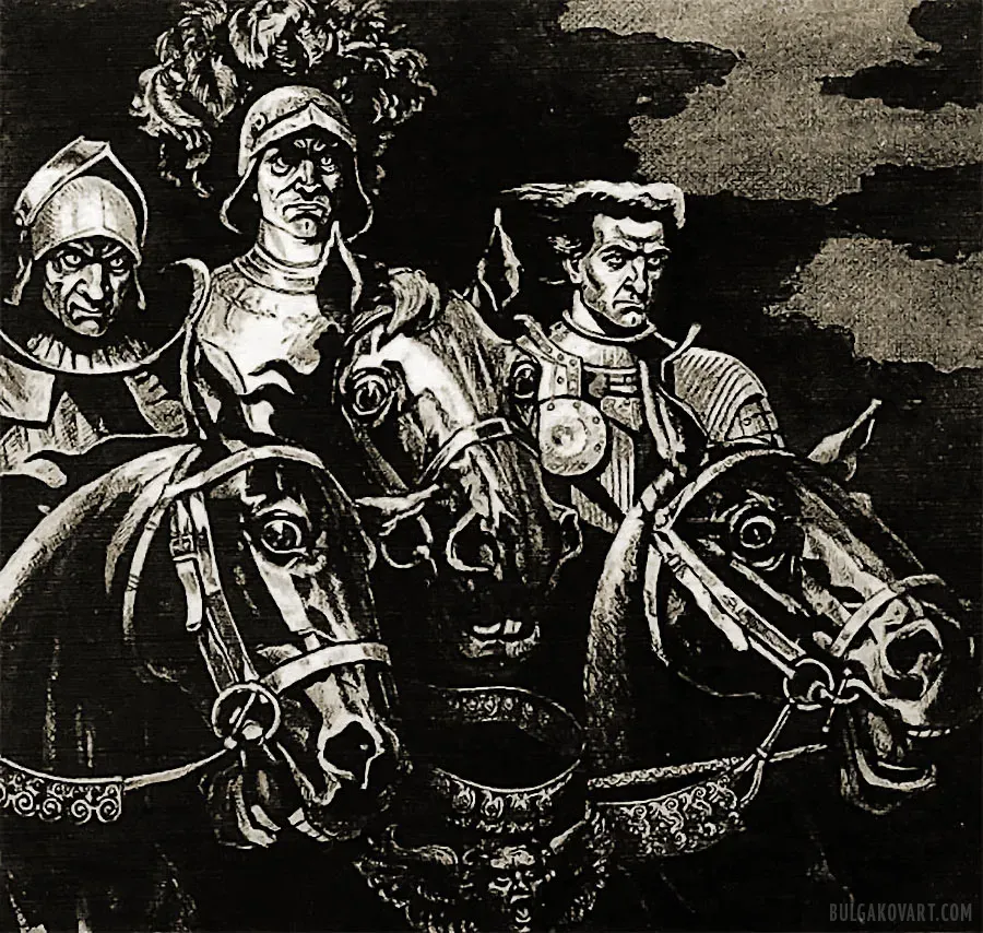 Woland and Retinue on Horseback | Mikhail Bulgakov, “The Master and Margarita”