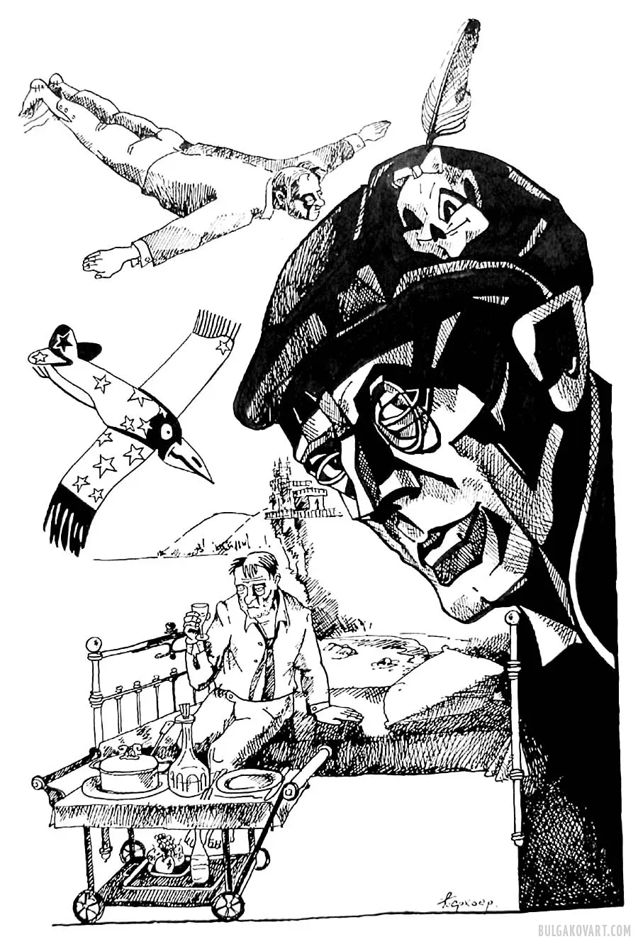 Иллюстрация №3 | Михаил Булгаков, «Мастер и Маргарита»