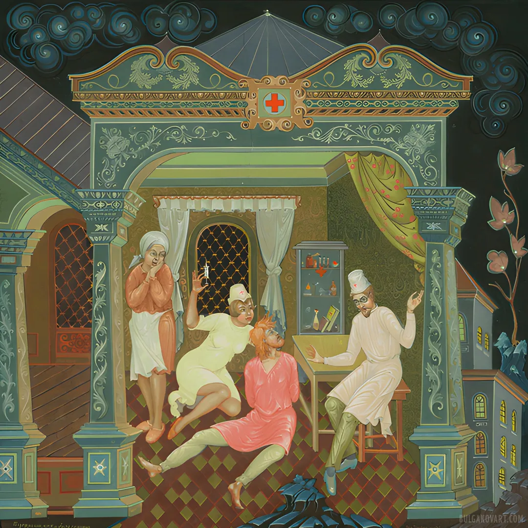 Ivan Homeless at the Clinic (Palekh, Mstyora, Kholuy) | Mikhail Bulgakov, “The Master and Margarita”