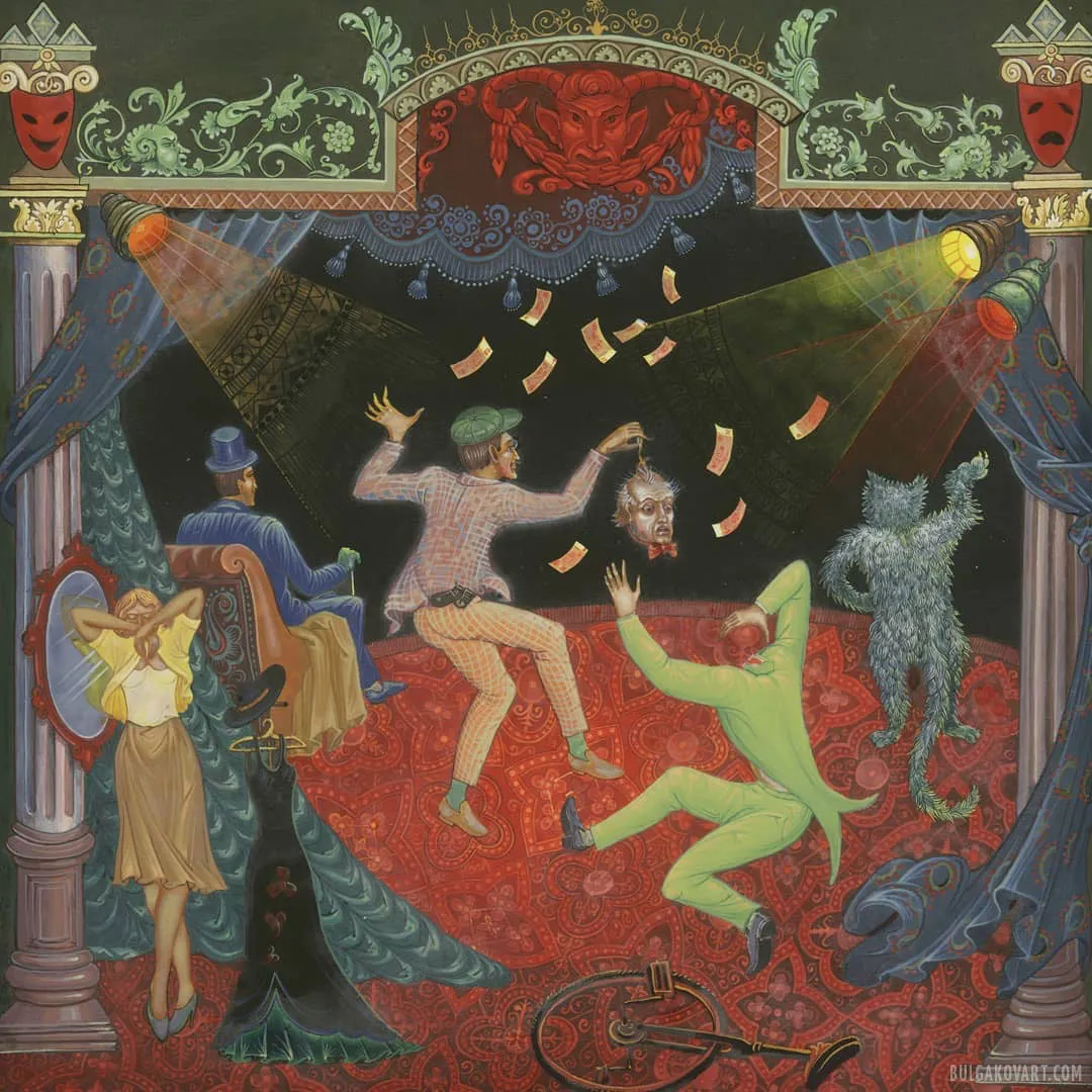 Woland on Stage (Palekh, Mstyora, Kholuy) | Mikhail Bulgakov, “The Master and Margarita”