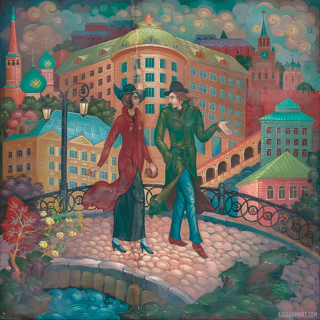 The Meeting of the Master and Margarita (Palekh, Mstyora, Kholuy) | Mikhail Bulgakov, “The Master and Margarita”