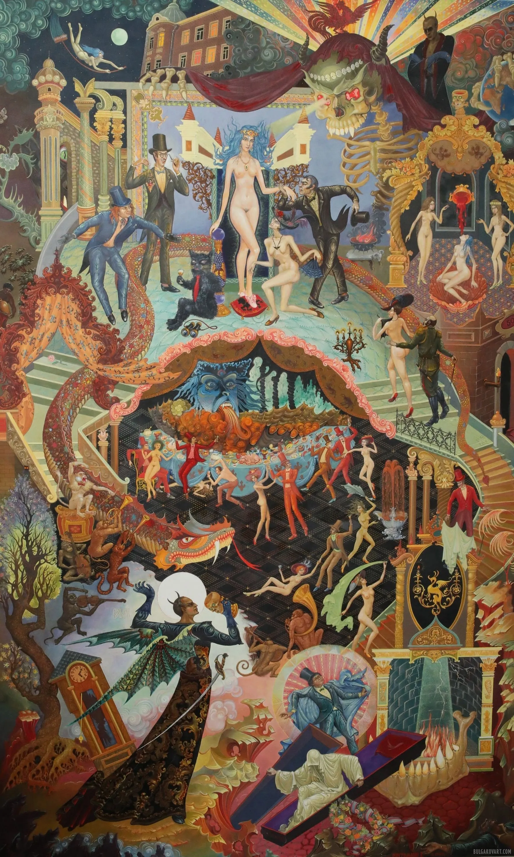 The Great Ball at Satan’s (Palekh, Mstyora, Kholuy) | Mikhail Bulgakov, “The Master and Margarita”