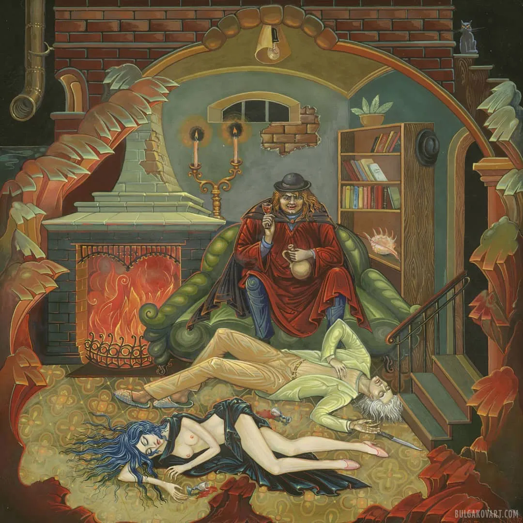 The Death of the Master and Margarita (Palekh, Mstyora, Kholuy) | Mikhail Bulgakov, “The Master and Margarita”